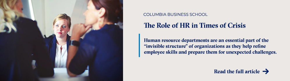 The Role of HR in Times of Crisis