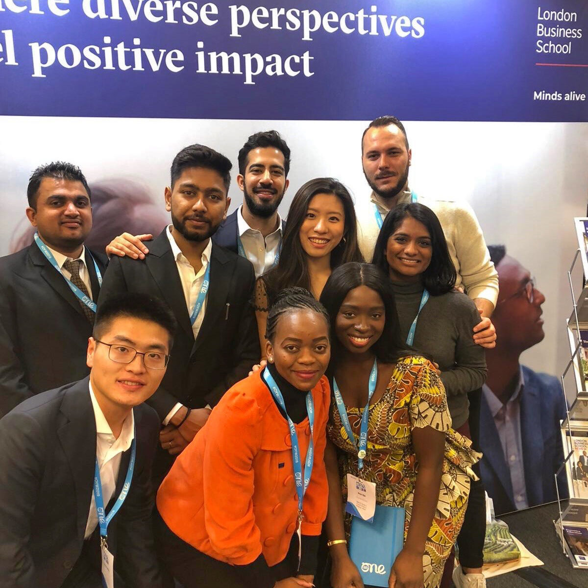 LBS delegates at One Young World